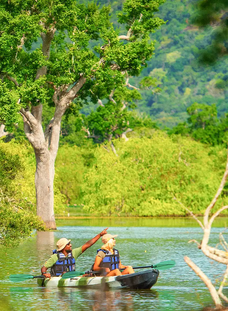 kayaking with a lady